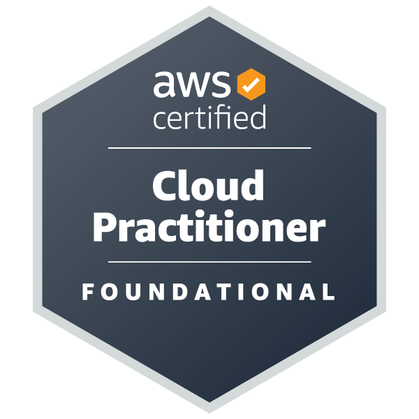 AWS Cloud Practitioner AWS Cloud Practitioner badge