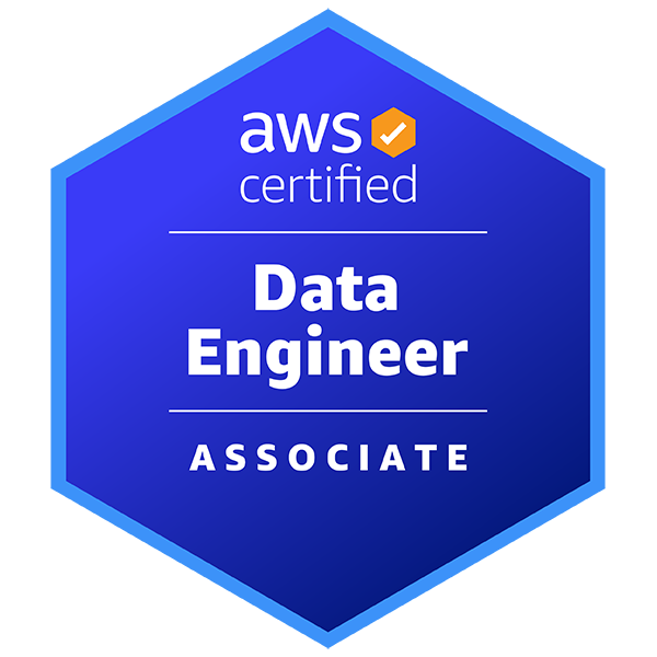 AWS Data Engineer Associate AWS Data Engineer Associate badge